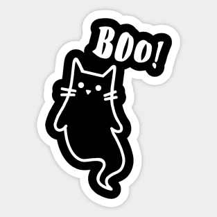 Boo Cat Sticker